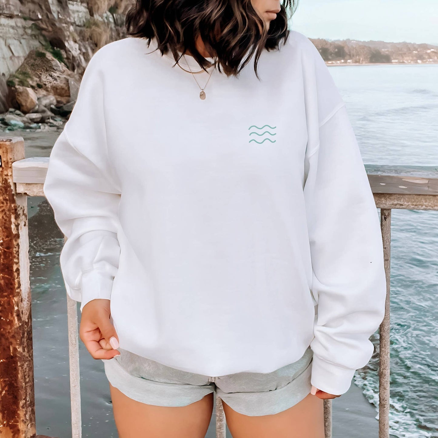 CUSTOM FOREVER CHASING SUNSETS CREWNECK SWEATSHIRT | S-2XL