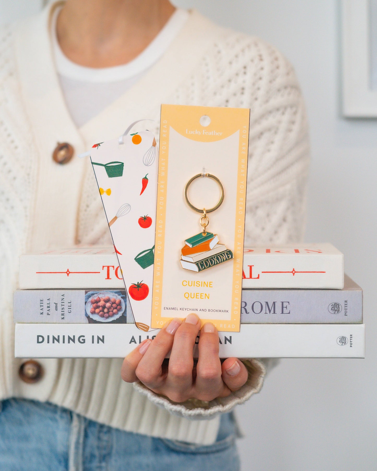 Book Lover Keychain - Cooking