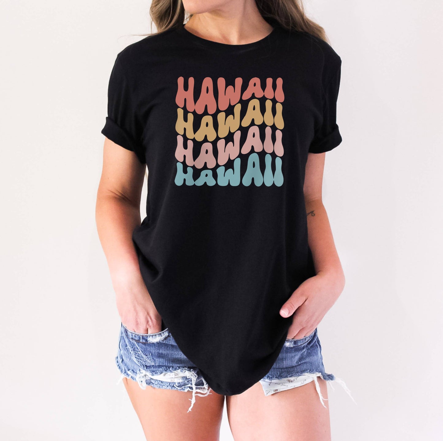 WAVY STATE TEE | CHOOSE STATE | BLACK OR WHITE TEE | XS-2XL