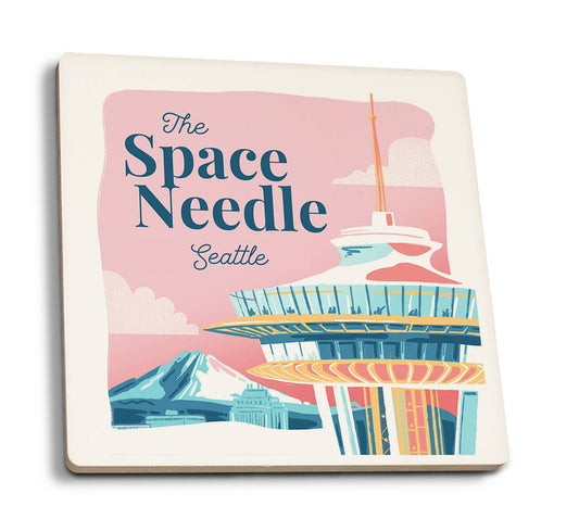 Seattle, Washington, Space Needle, Epic CERAMIC COASTER