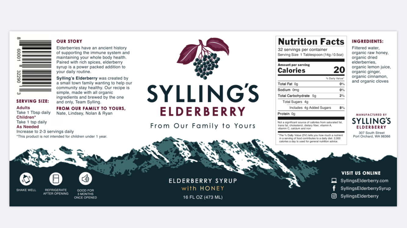 Elderberry Syrup - 16oz