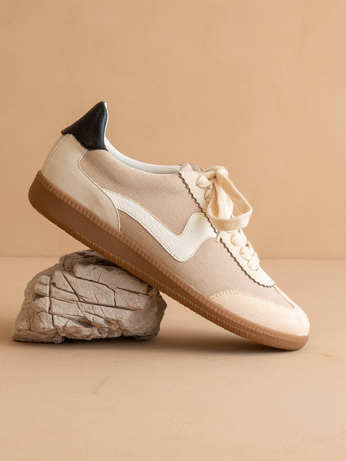 The Kyla | Almond Classic Low Top Sneakers