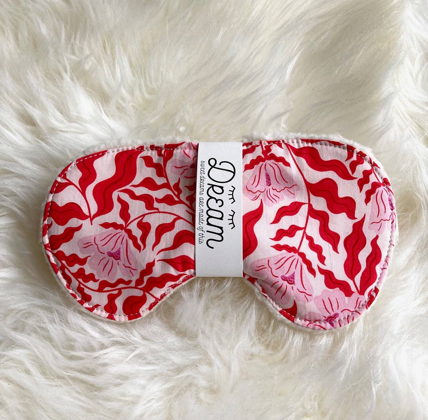 Sleep Mask / Sweet Dreams Sleep Mask / Red Vine