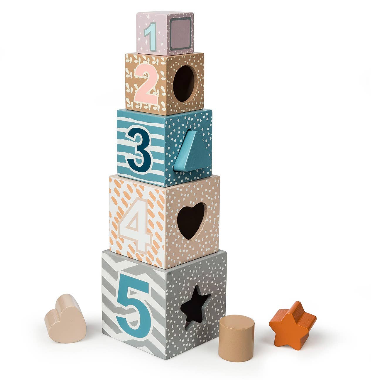 Leika Nesting & Stacking Wood Blocks