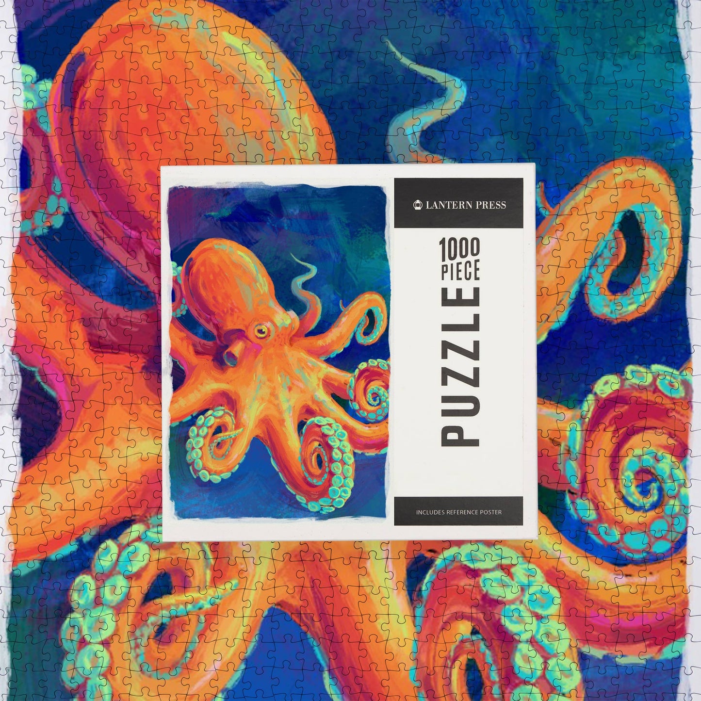 1000 PIECE PUZZLE Octopus, Vivid