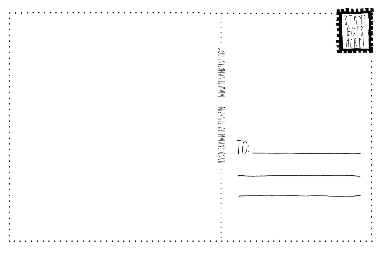Bigfoot Postcard