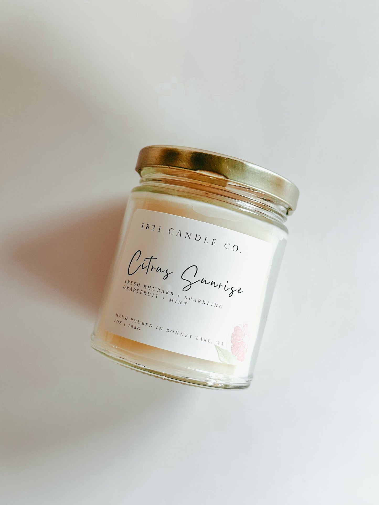 Citrus Sunrise 7oz Soy Blend Candle | Home Decor Gifts