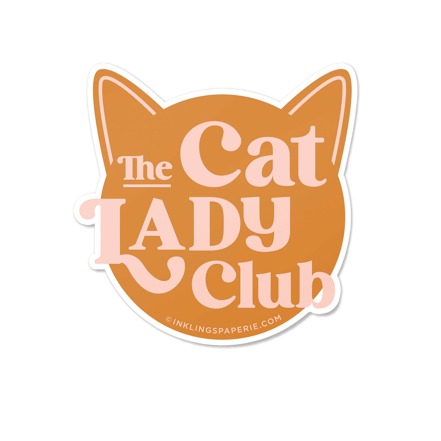 Vinyl Sticker - Cat Lady Club
