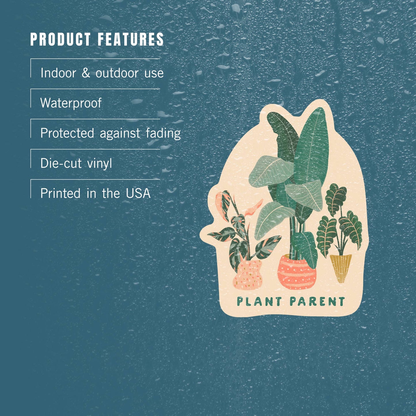 Plant Parent Potted Houseplants: Mini STICKERS