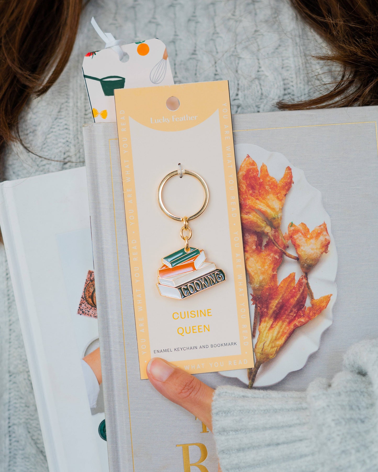 Book Lover Keychain - Cooking