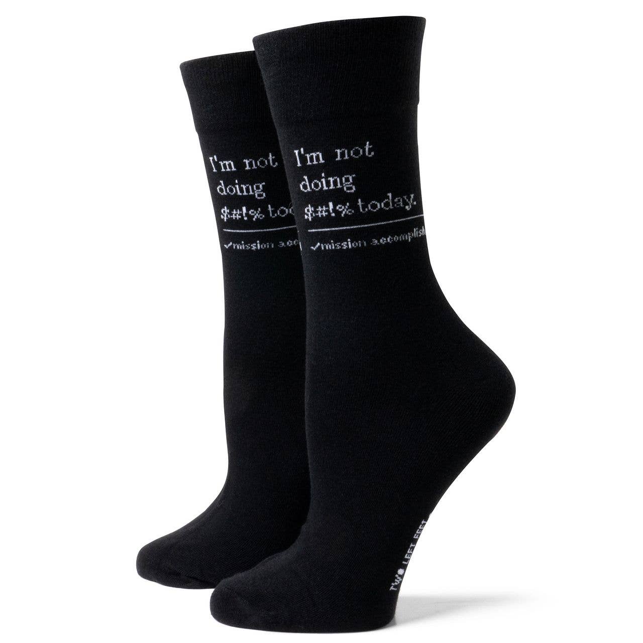 : Hot Mess, Small Two Left Feet® Socks Open Stock