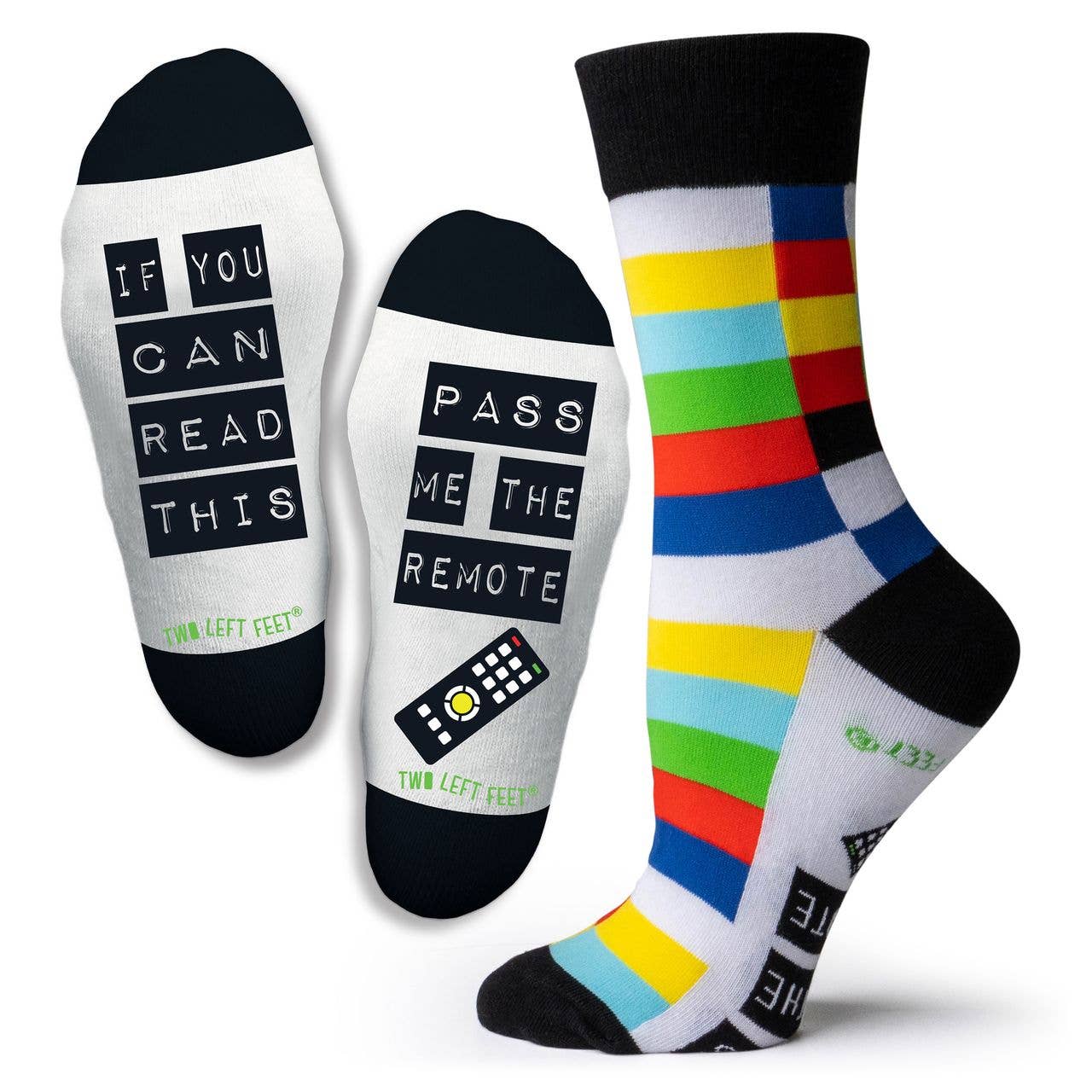 : Hot Mess, Small Two Left Feet® Socks Open Stock