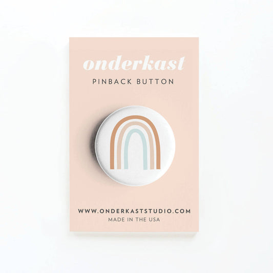 Rainbow Pinback Button: Loose