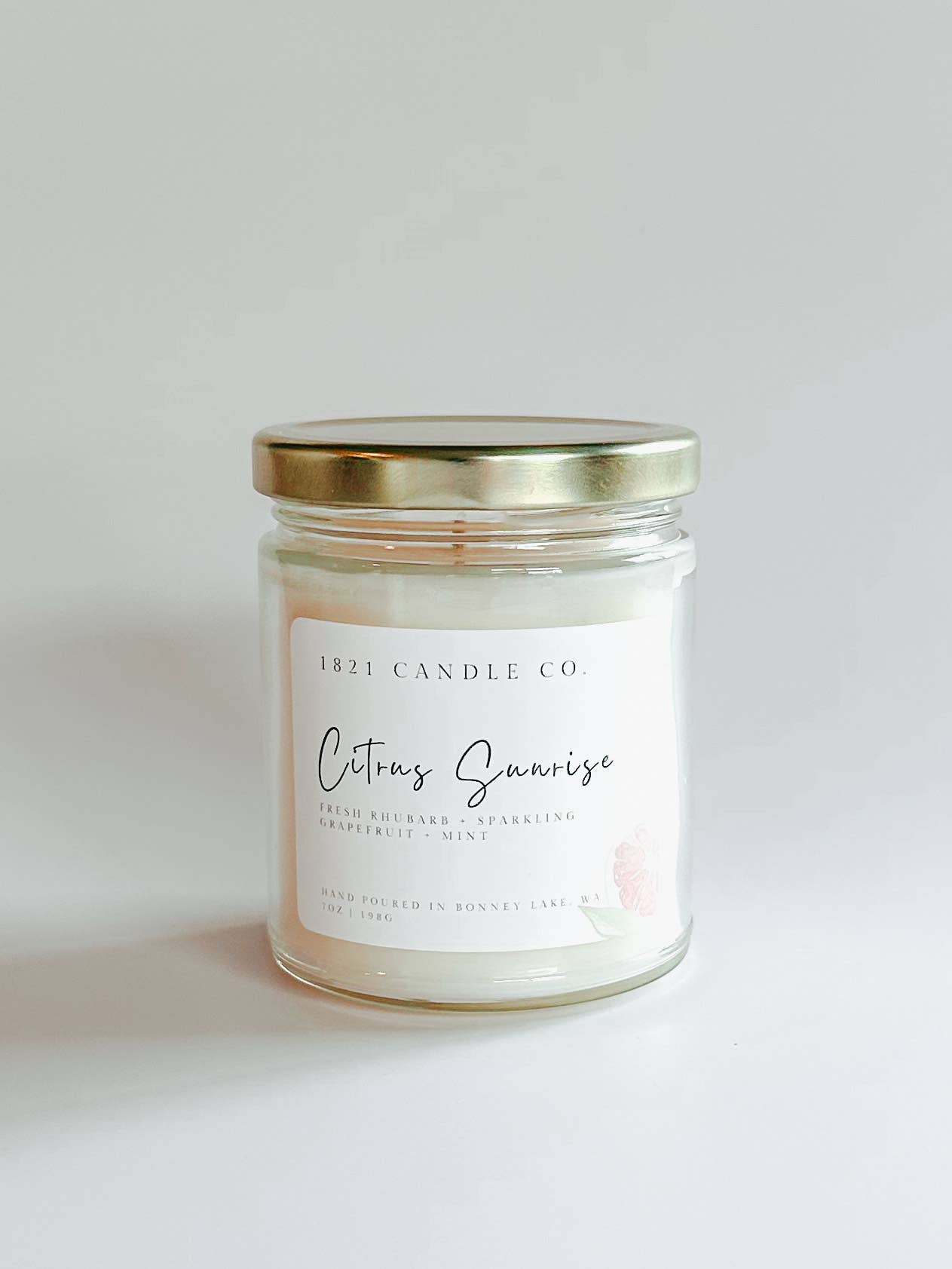 Citrus Sunrise 7oz Soy Blend Candle | Home Decor Gifts