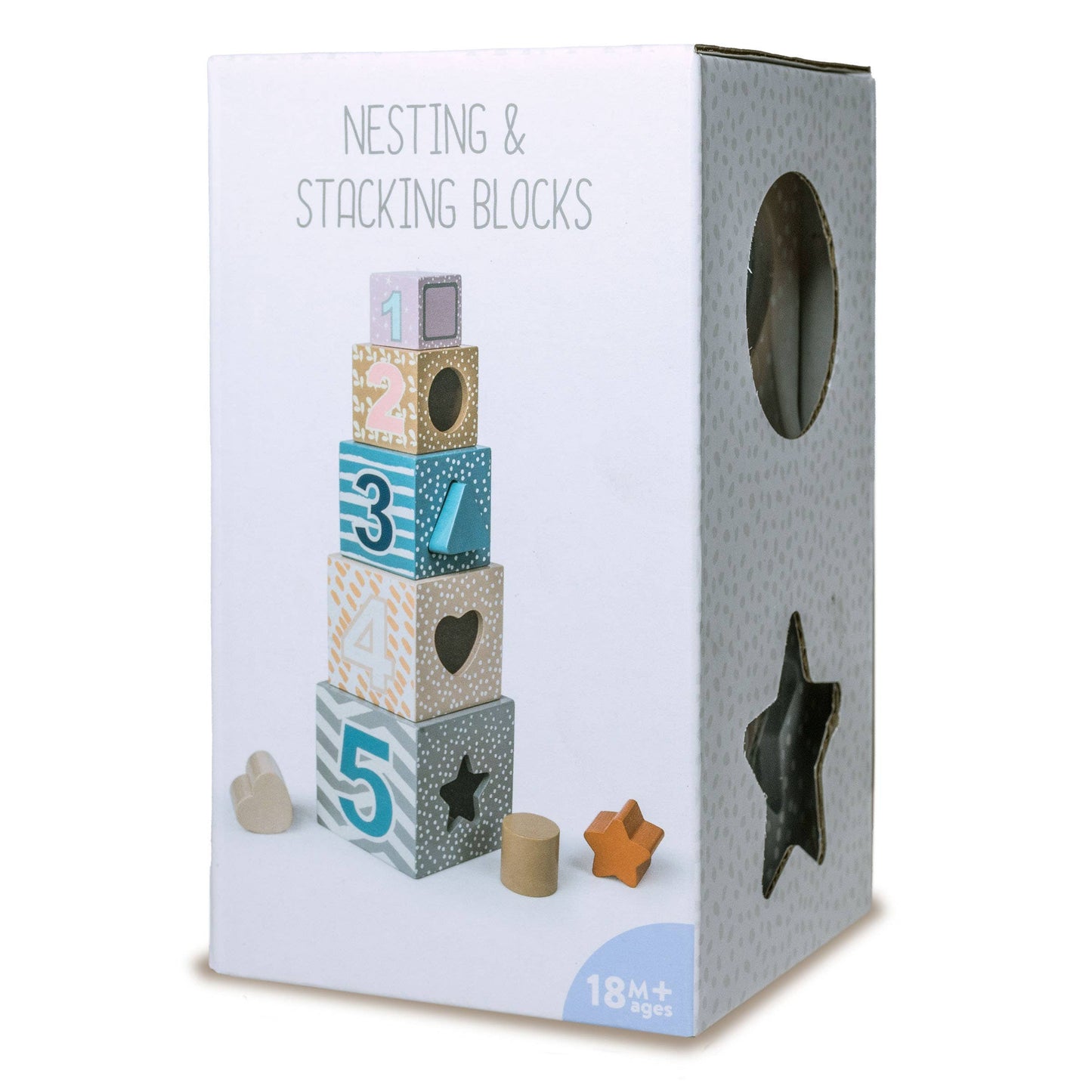 Leika Nesting & Stacking Wood Blocks