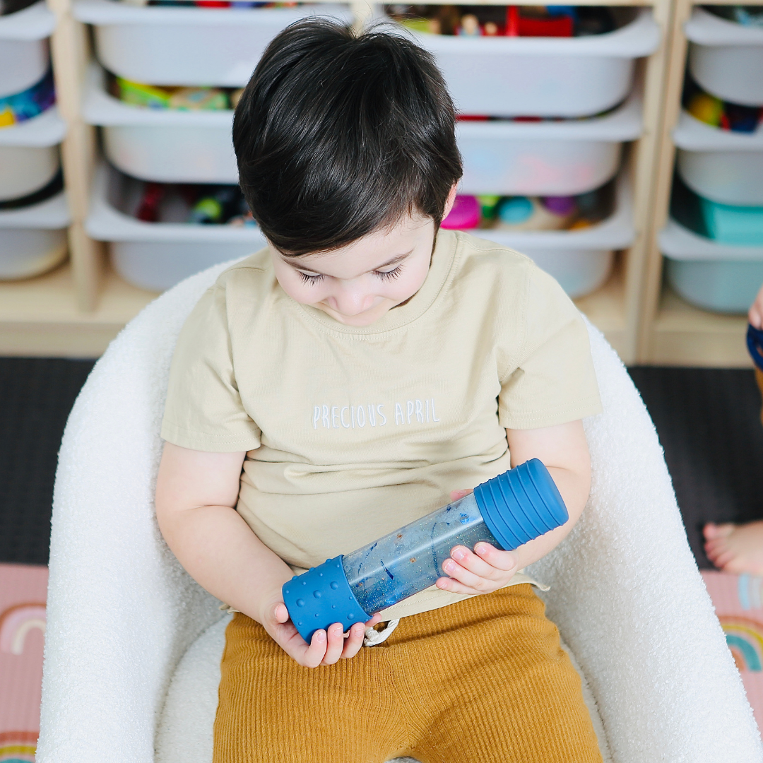DIY Calm Down Bottle: Blue