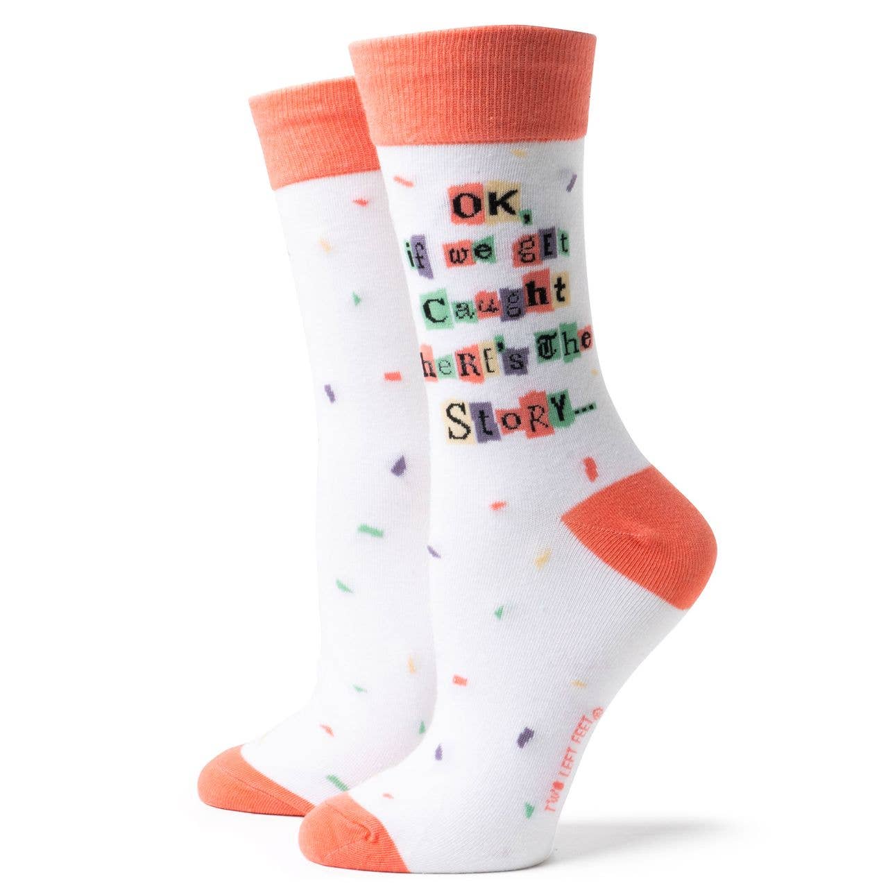 : Hot Mess, Small Two Left Feet® Socks Open Stock