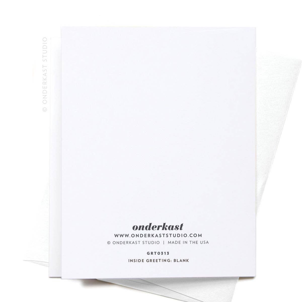 You Are Truly Rare Narwhal Greeting Card: Light