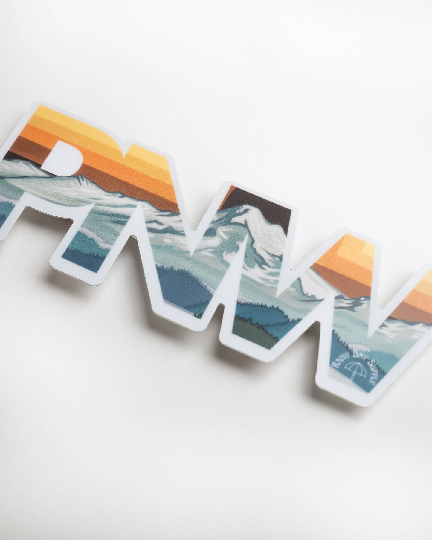 Retro PNW Sticker