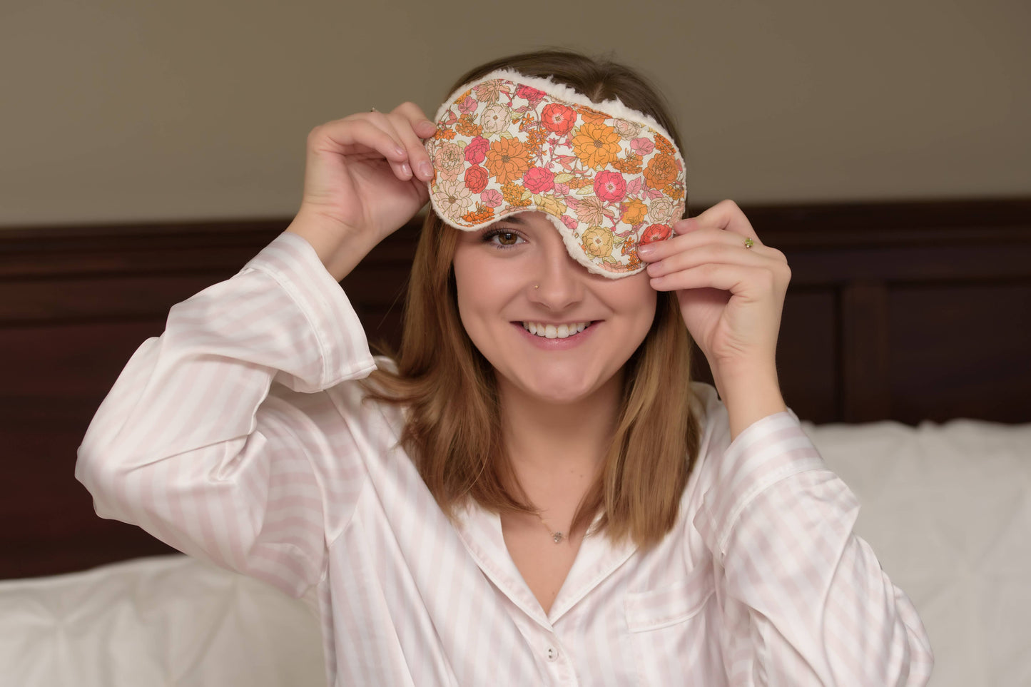 Sleep Mask / Sweet Dreams Sleep Mask / Garden Floral