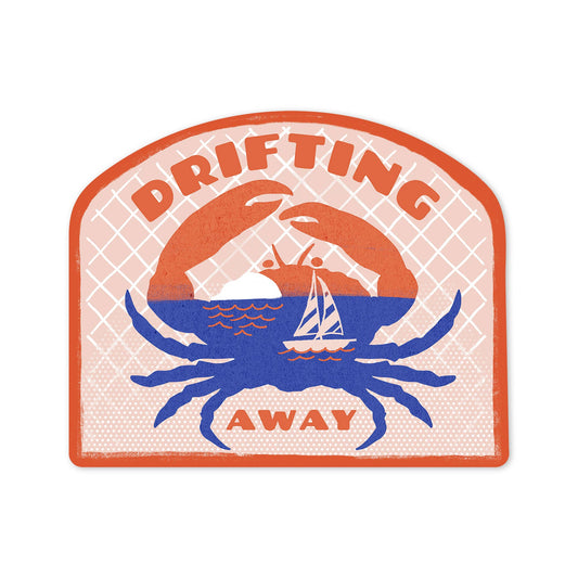 Dockside Series, Crab: Mini STICKERS