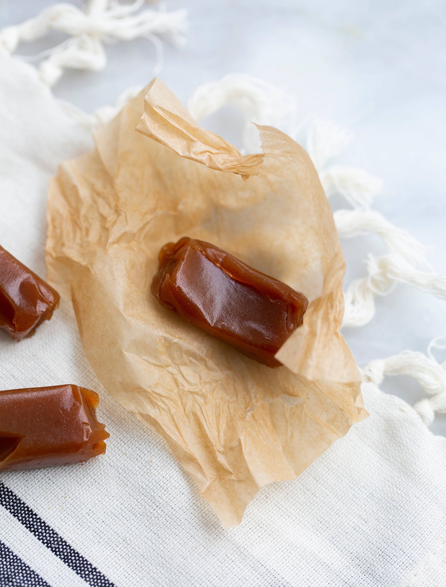 Salted Honey Caramels