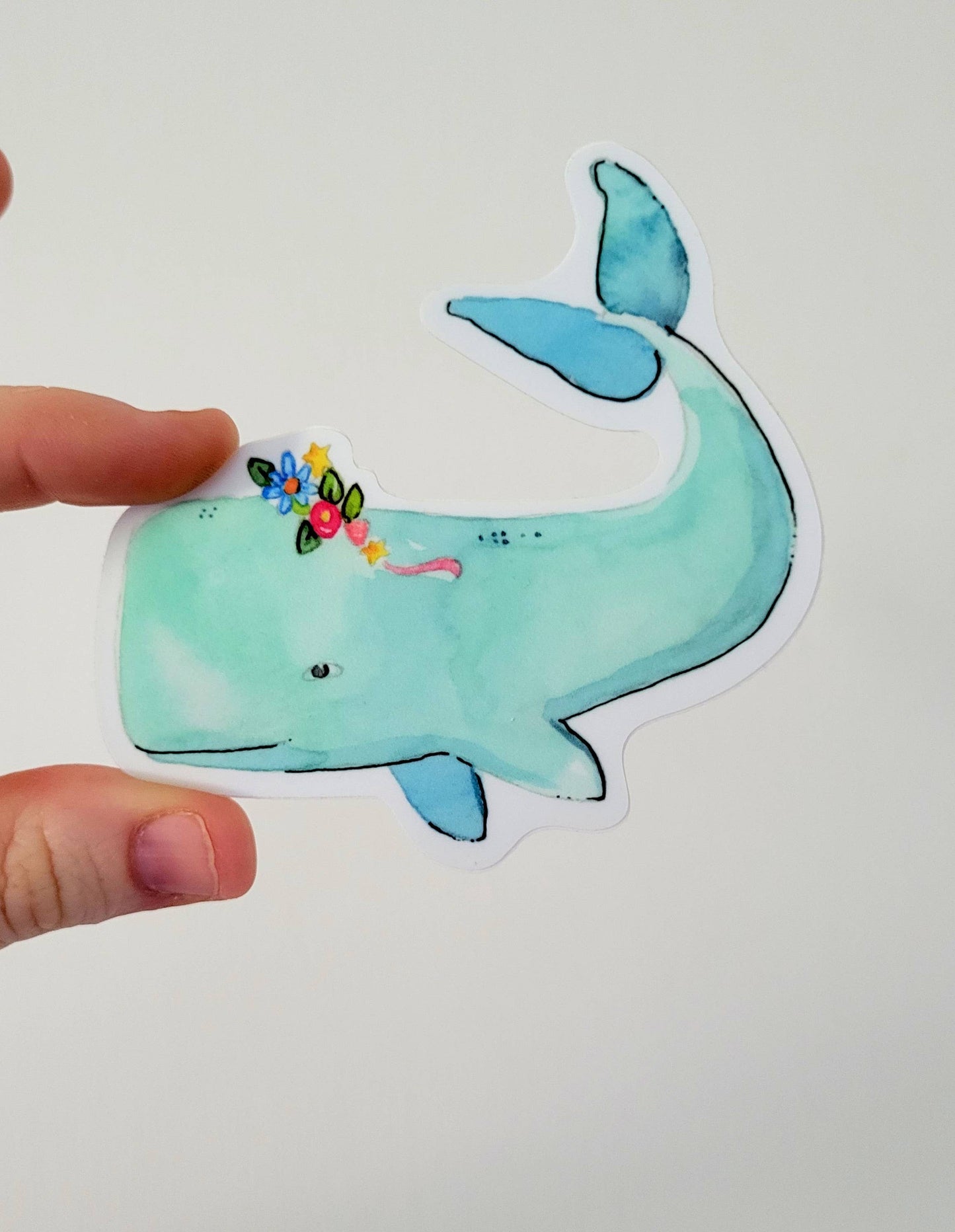 Whale Sticker