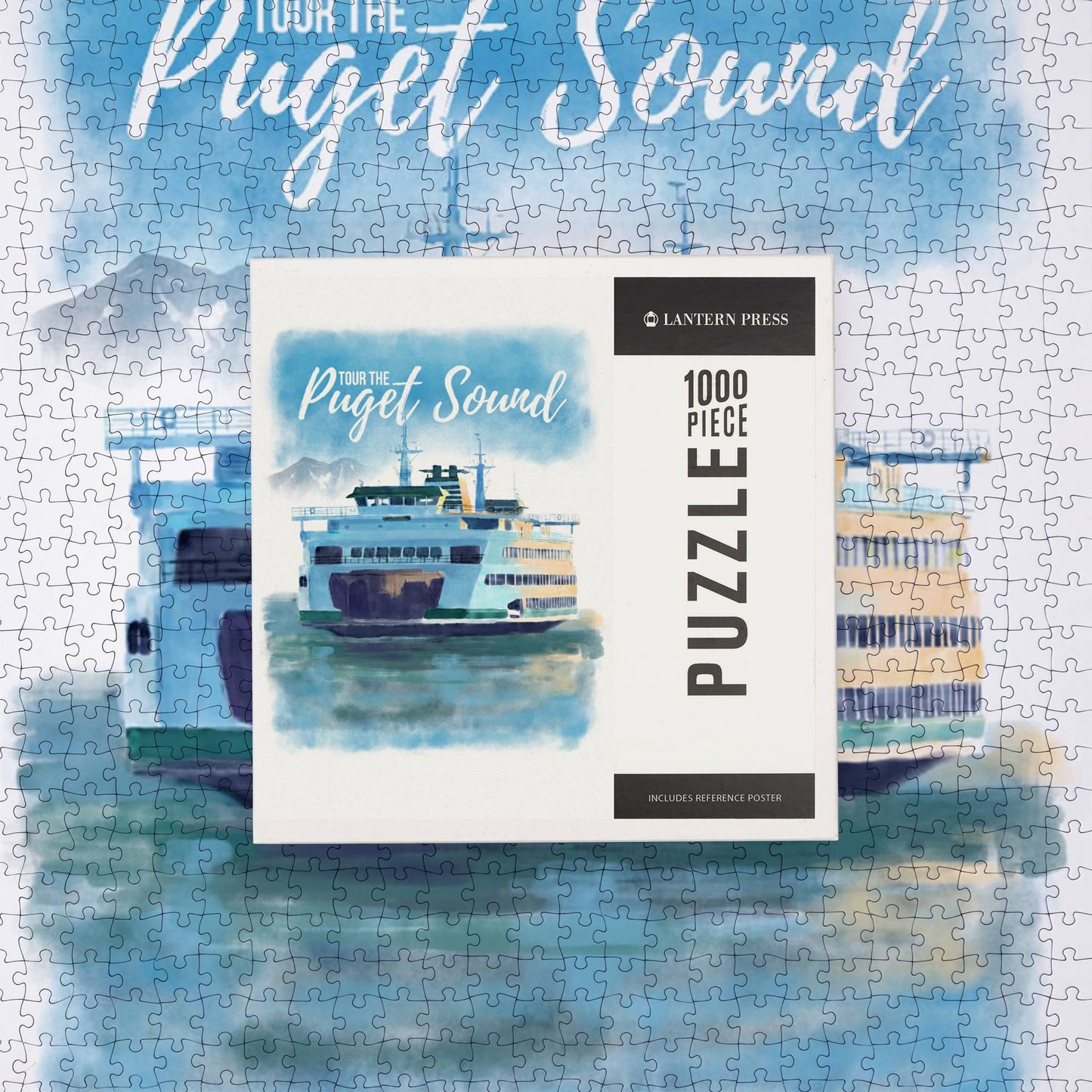 1000 PIECE PUZZLE Washington, Tour the Puget Sound, Ferry