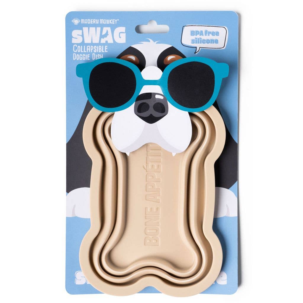 Collapsible Doggie Di Modern Monkey sWAG sh