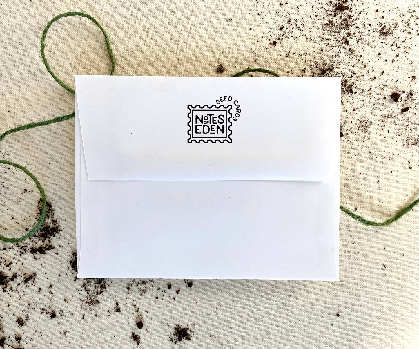 Beauty from Ashes Plantable Wellness Mix Seed Card: Compostable Cello Sleeves, White