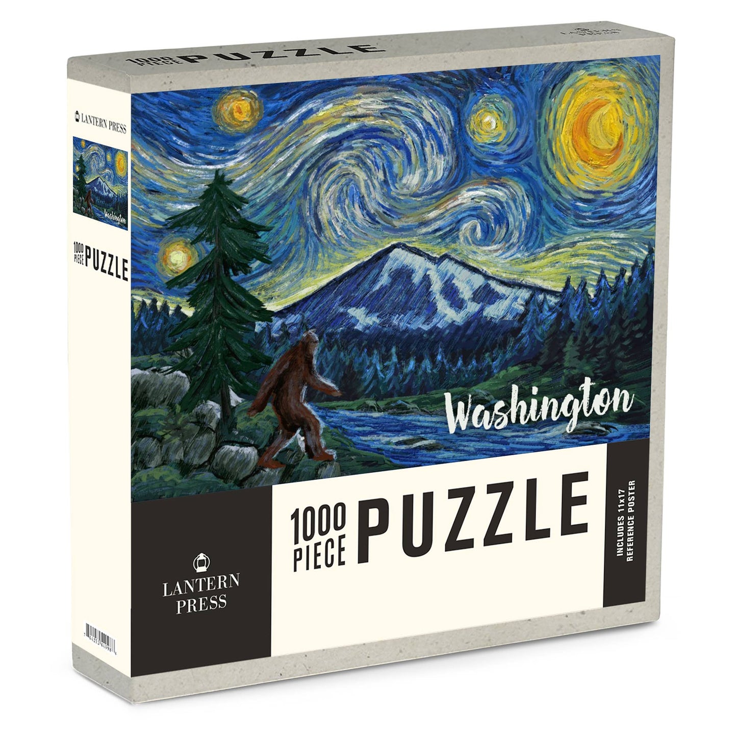 1000 PIECE PUZZLE Washington Bigfoot, Starry Night