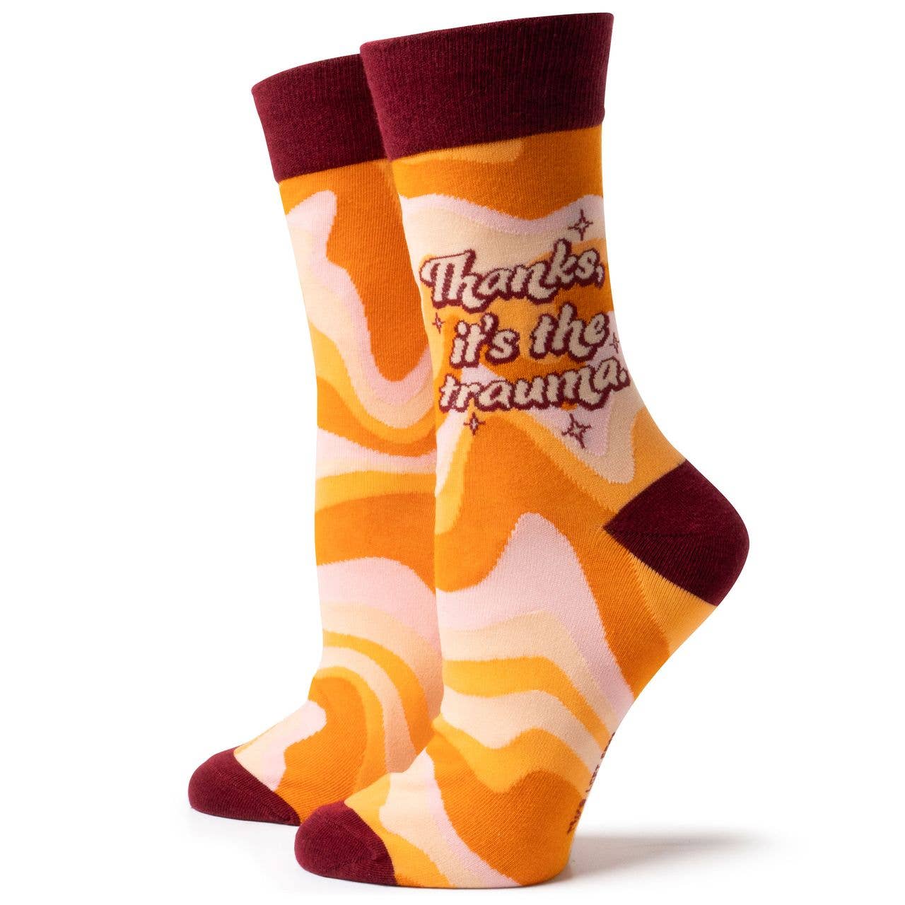 : Hot Mess, Small Two Left Feet® Socks Open Stock