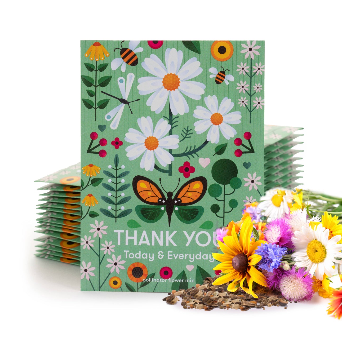 Thank You Today Everyday - Pollinator Flower Mix Seed Packet