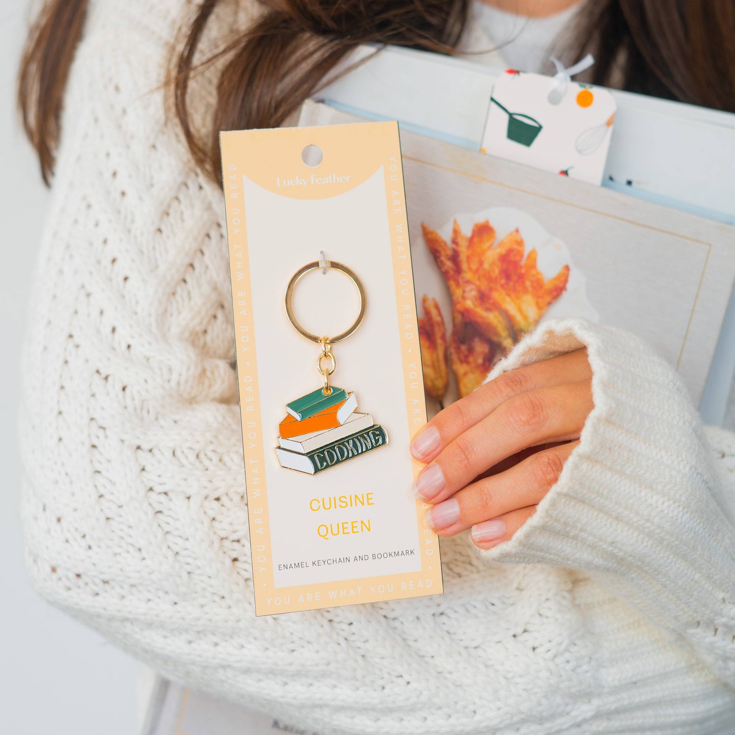 Book Lover Keychain - Cooking