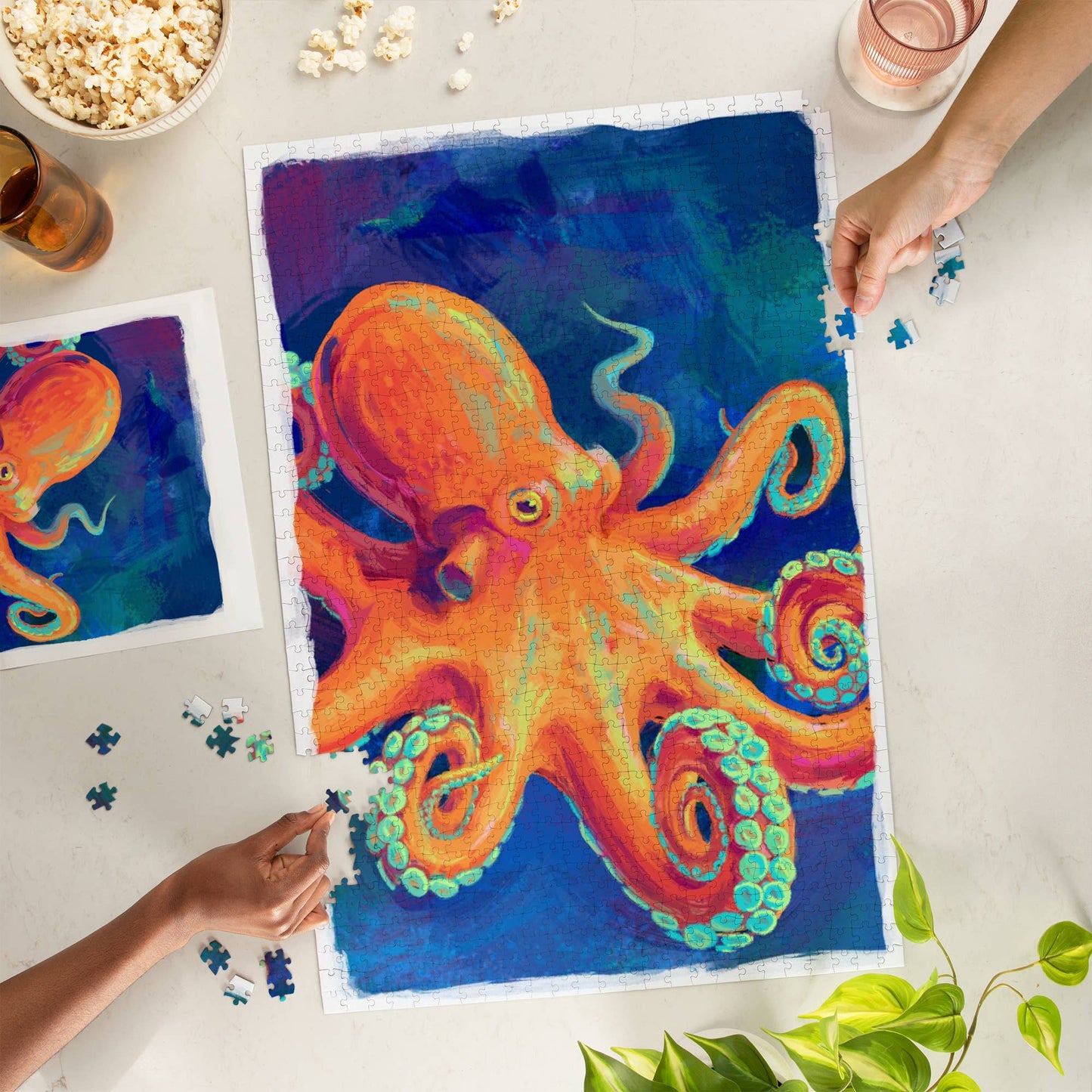 1000 PIECE PUZZLE Octopus, Vivid