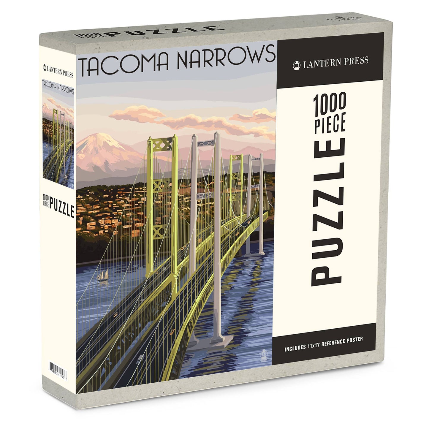 1000 PIECE PUZZLE Tacoma, Washington Narrows Bridge Rainier