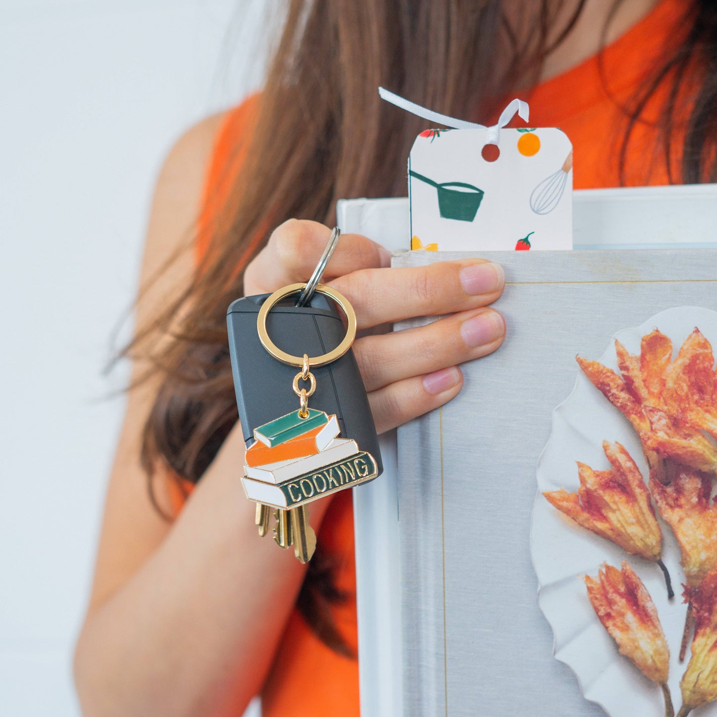 Book Lover Keychain - Cooking