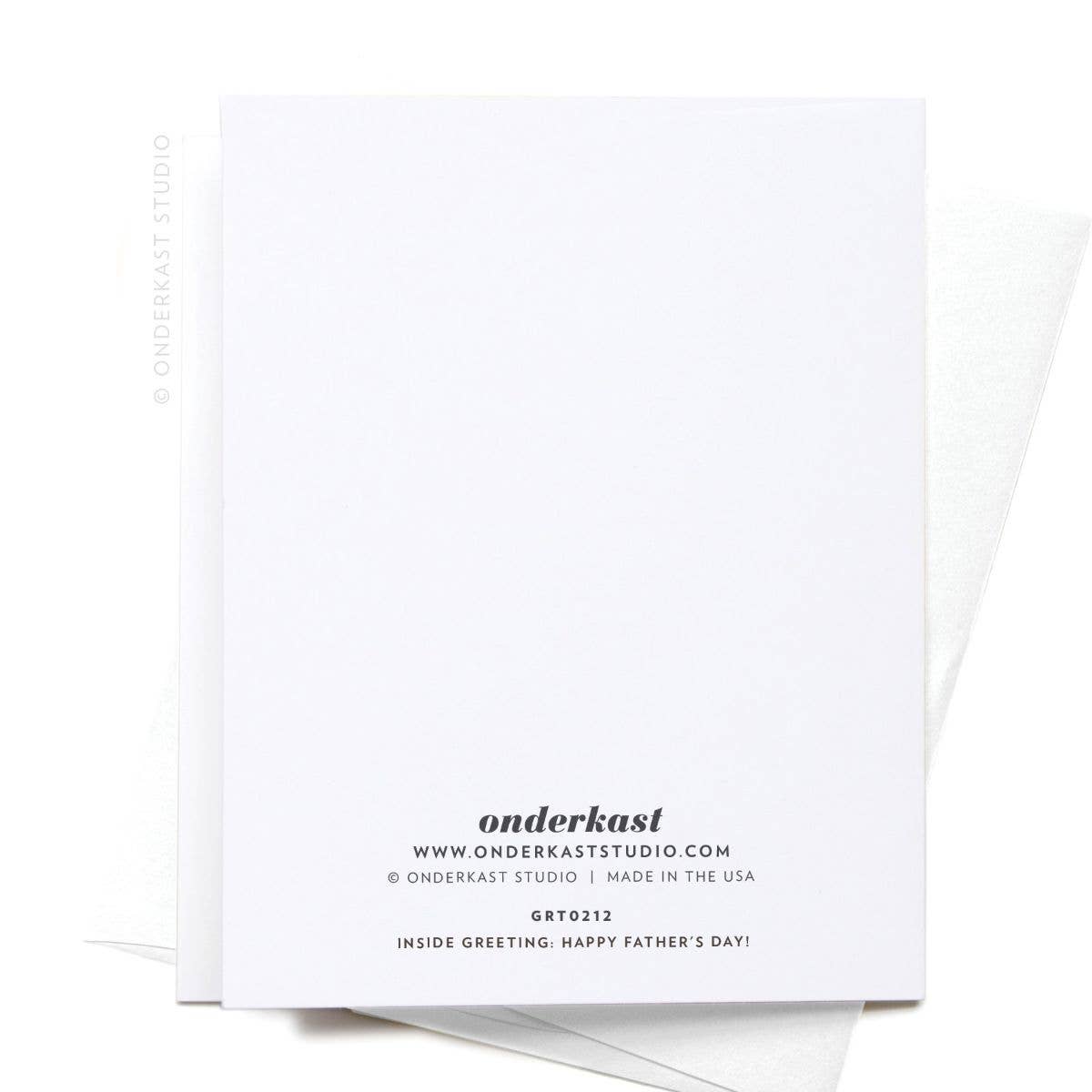 Cheers to the Finest Father Greeting Card: Light