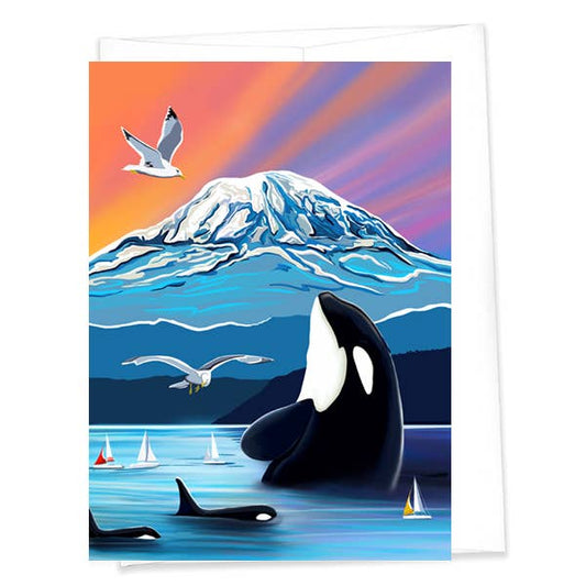 Orcas - In the Wild #3 (5x7)