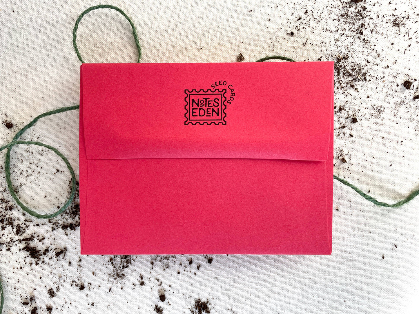 The Little Things Plantable Wildflower Seed Card: Compostable Cello Sleeves, White