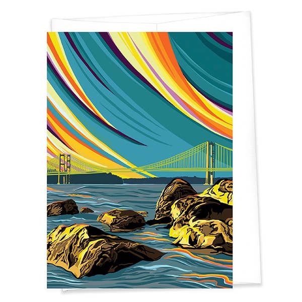 Lucky Artichoke - Tacoma Narrows Bridge Card (2 Sizes)