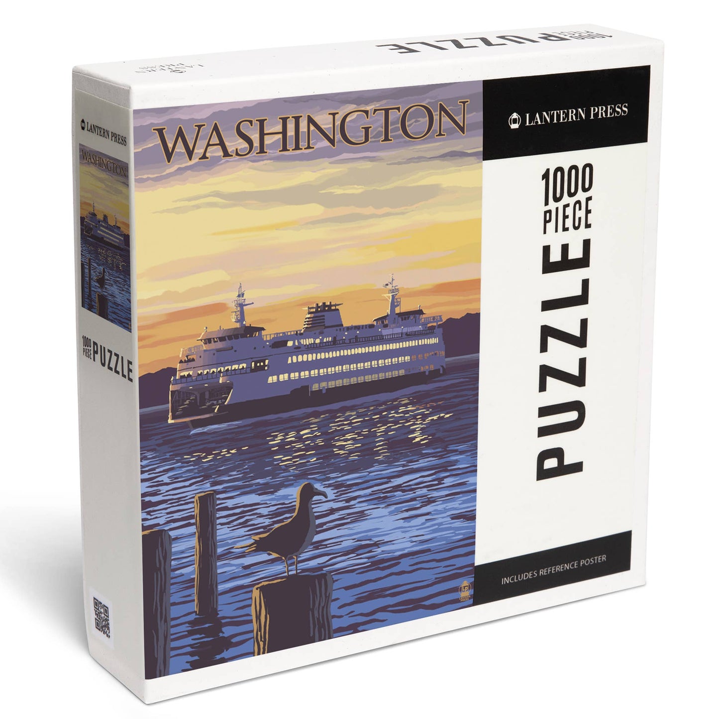 1000 PIECE PUZZLE Washington, Ferry Sunset & Gull