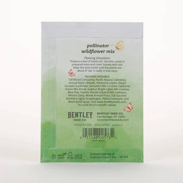 Flowers for Pollinators - Wildflower Mix Seed Packets