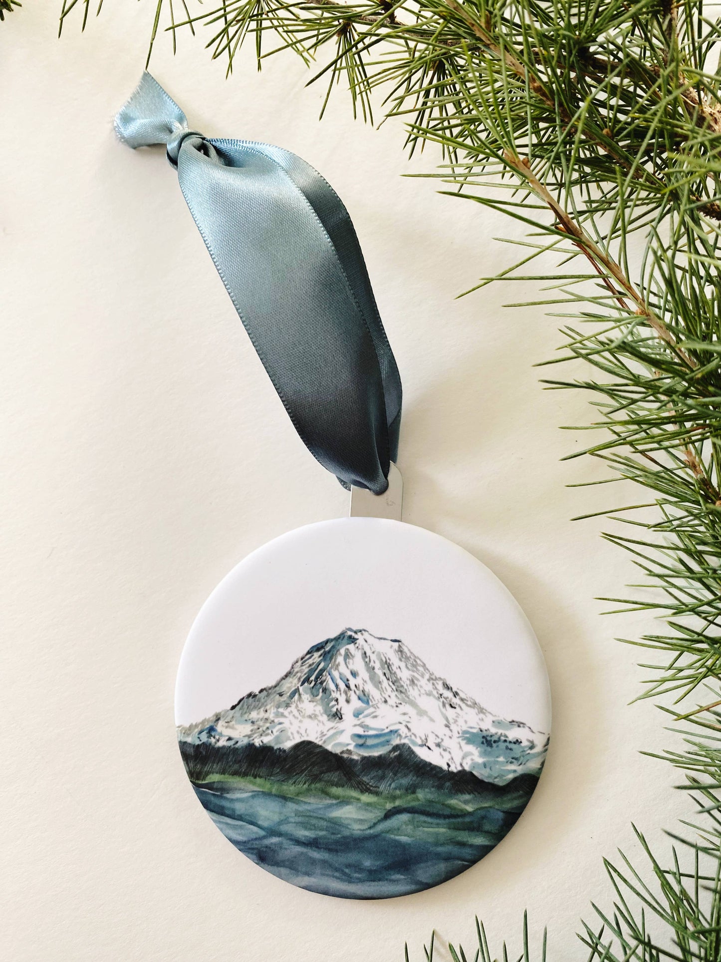 TAHOMA Mount Rainier Watercolor - Ornament 2023