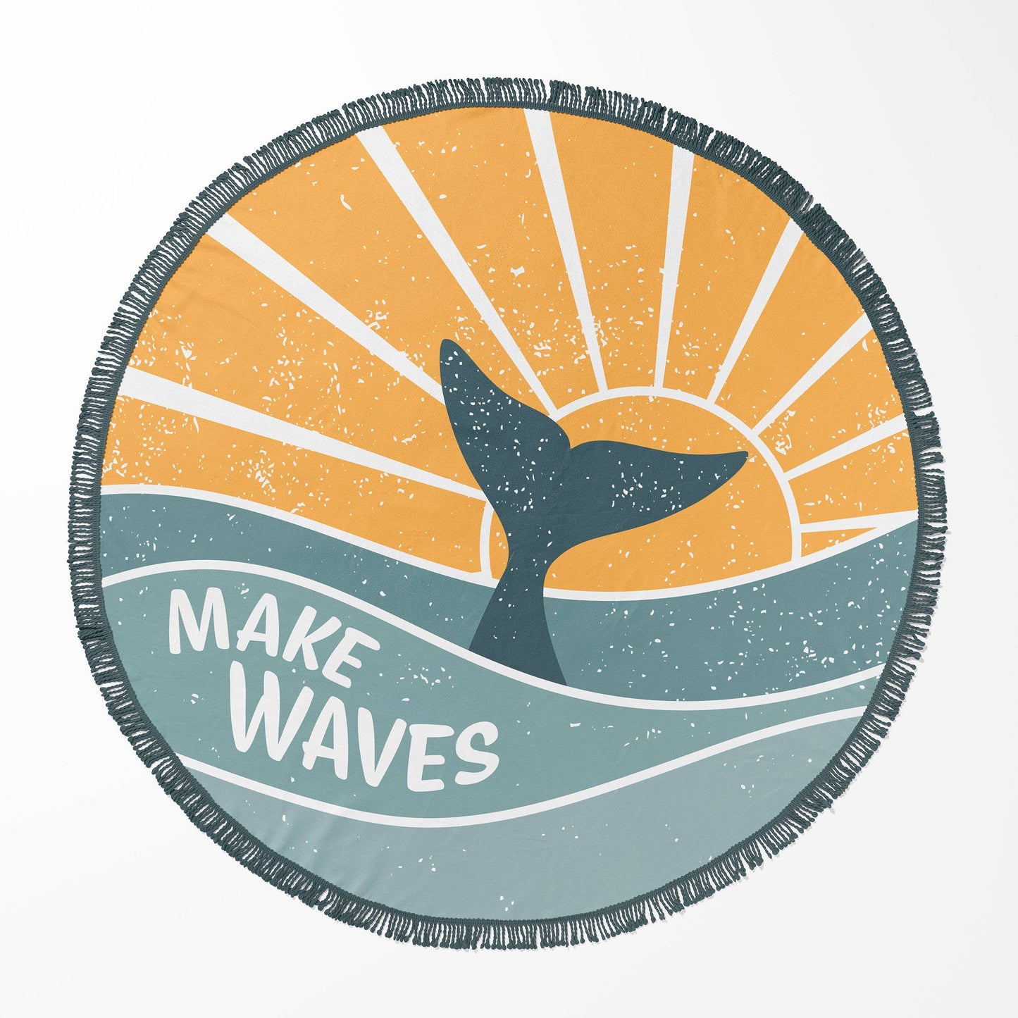Make Waves Juice Box 60" Round Beach Towels Open Stock