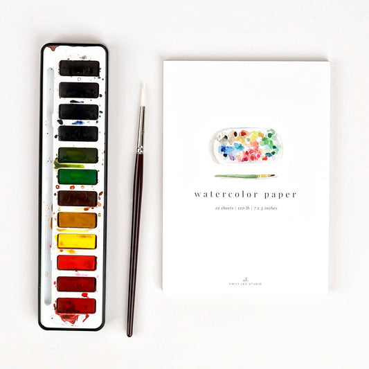 Watercolor Paper (12 sheets)
