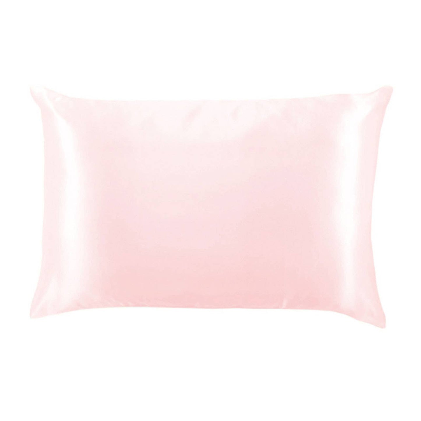 Lemon Lavender Solid Silky Satin Pillowcase Open Stock: Rosewater