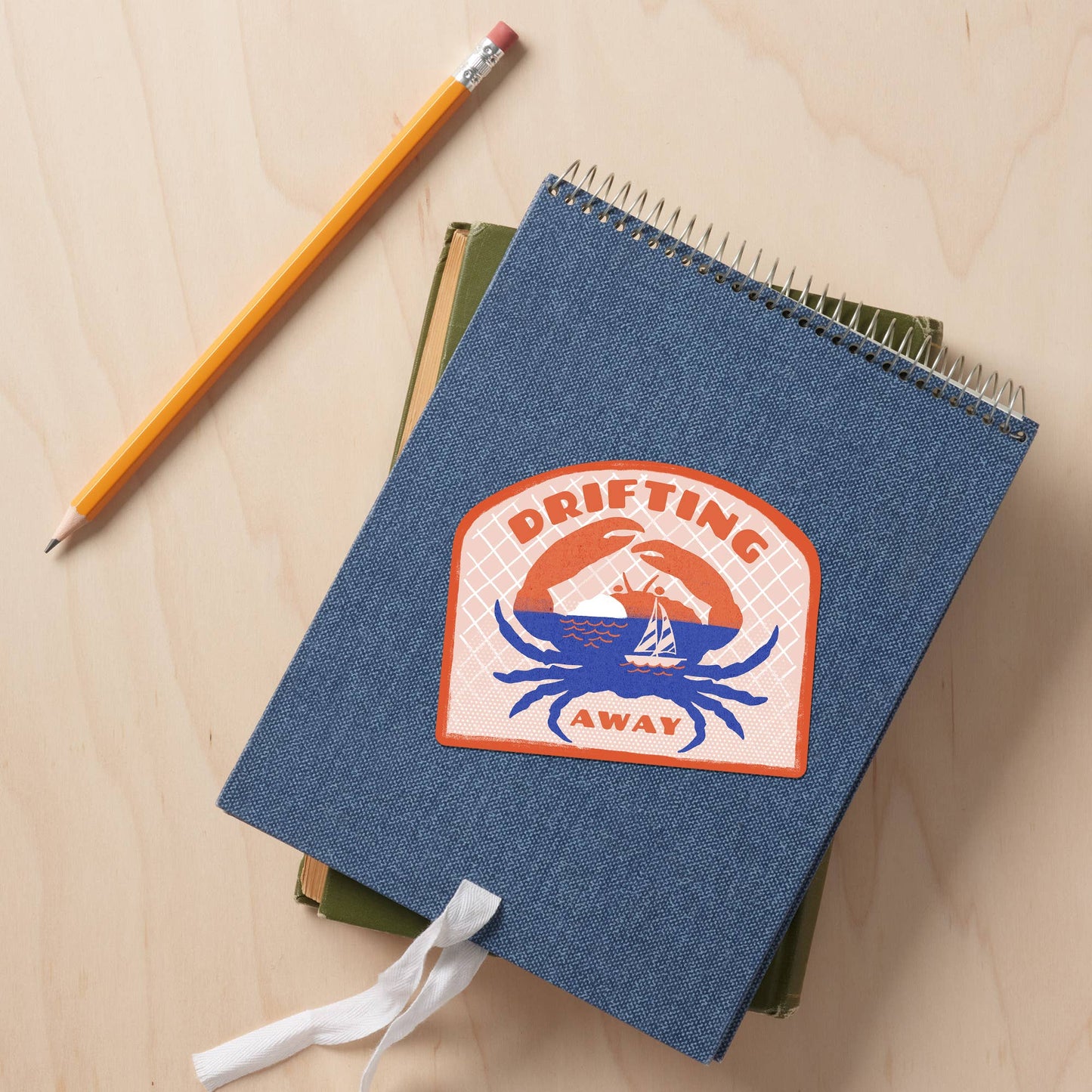Dockside Series, Crab: Mini STICKERS