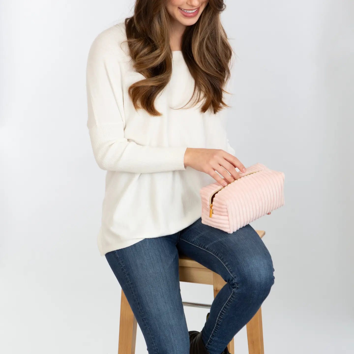 Corduroy Cosmetic Bag