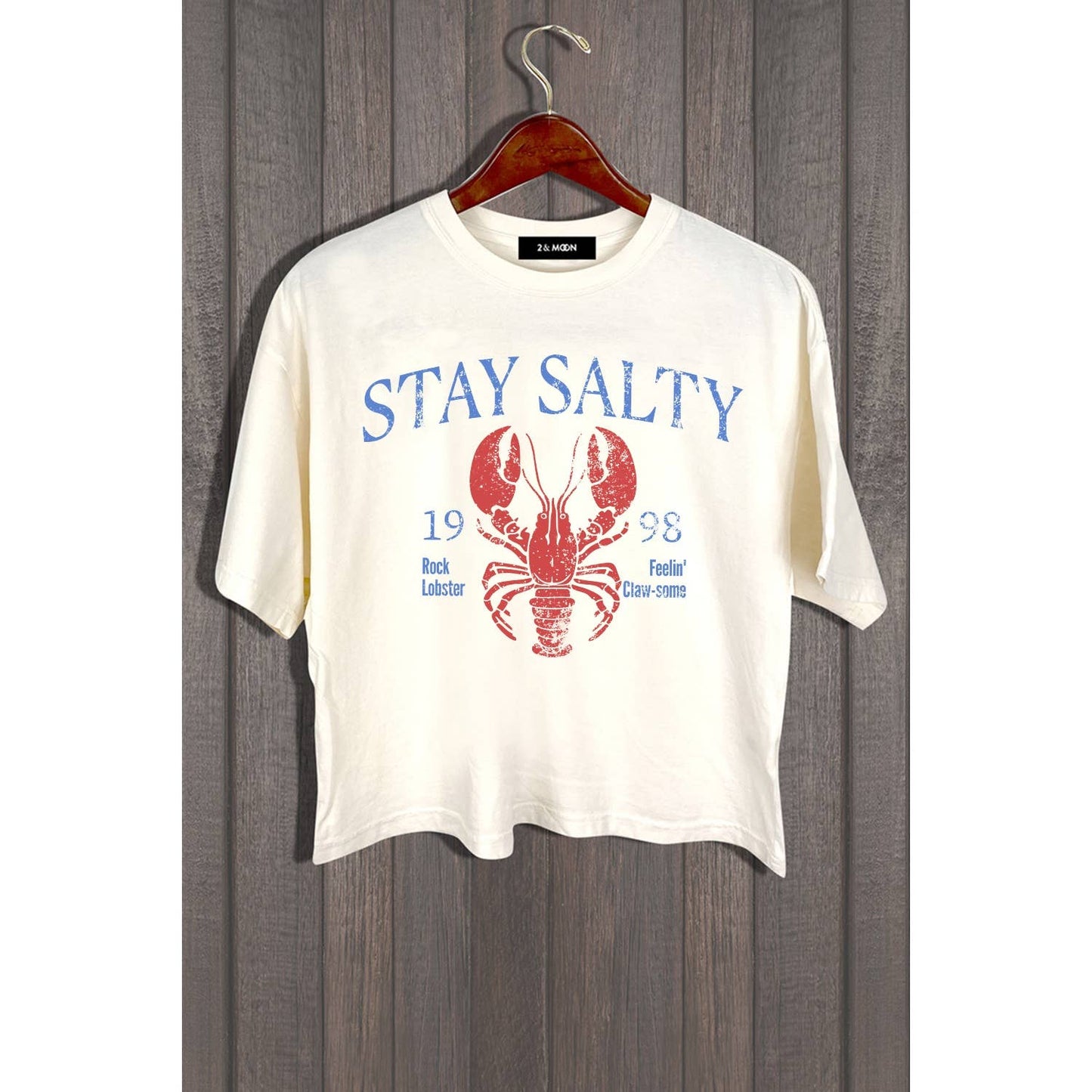 Stay Salty Vintage Lobster Graphic Tee
